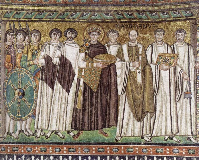 unknow artist The Emperor justinian and his Court oil painting image